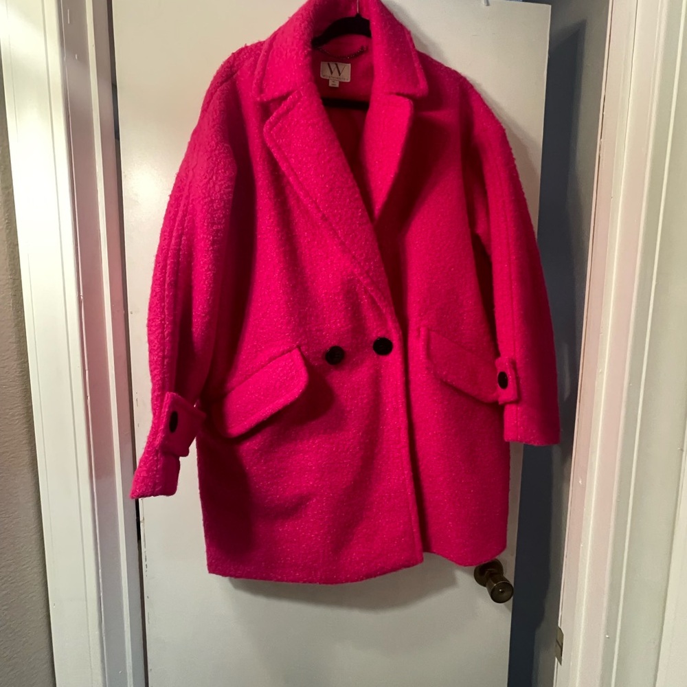 Women's Vibrant Pink Coat